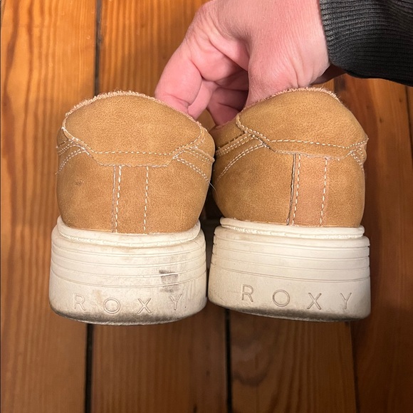 Roxy Brown Sneakers with White Accents - Picture 3 of 5